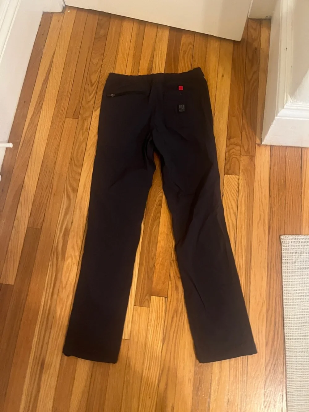 Topo Designs Mens Black Nylon Pants Hiking Outdoor Small